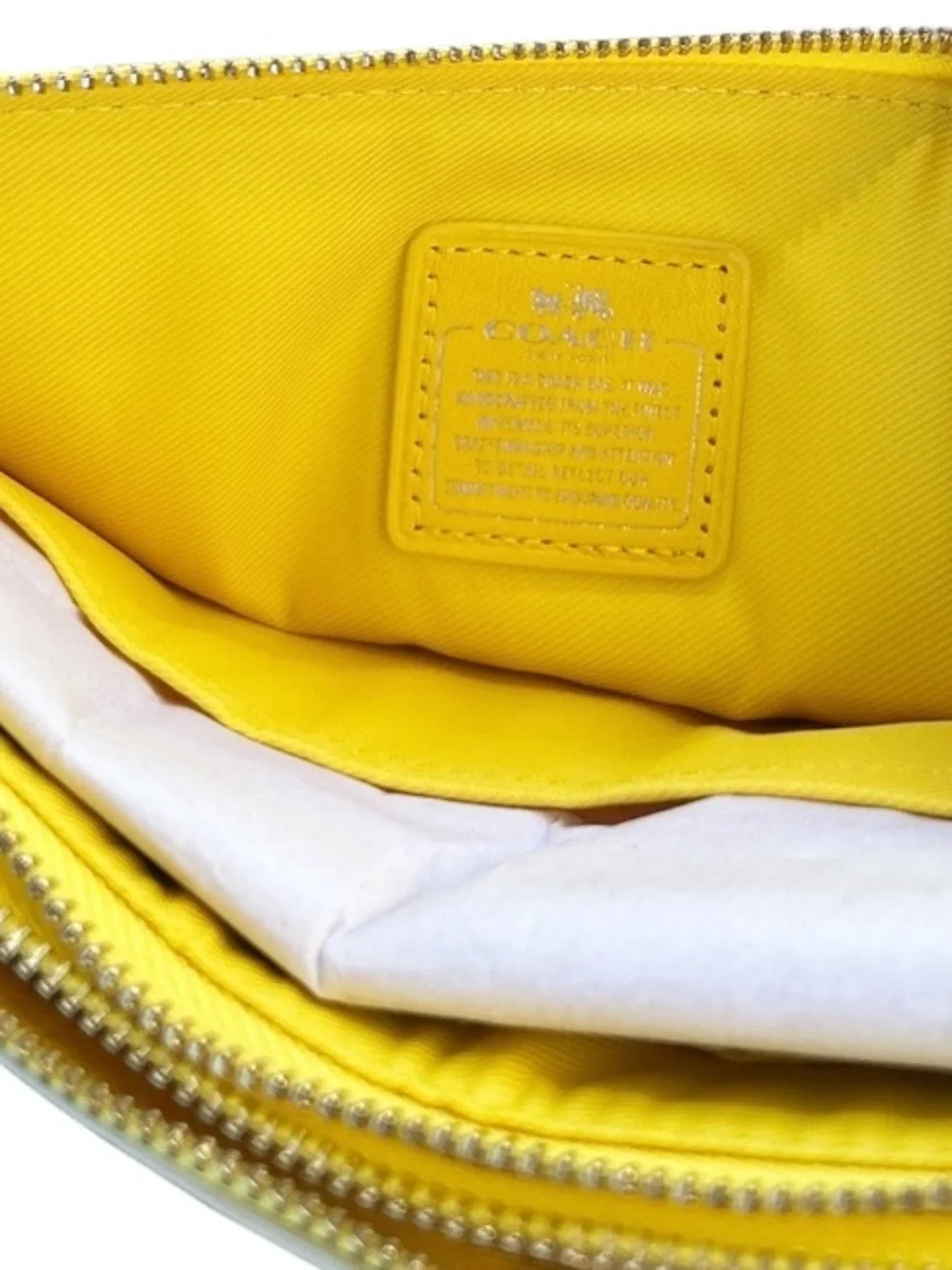 Coach Doubled Zip Wristlet Wallet